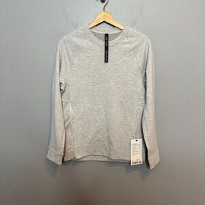 LULULEMON city sweat crew sweatshirt in heather gray size XS